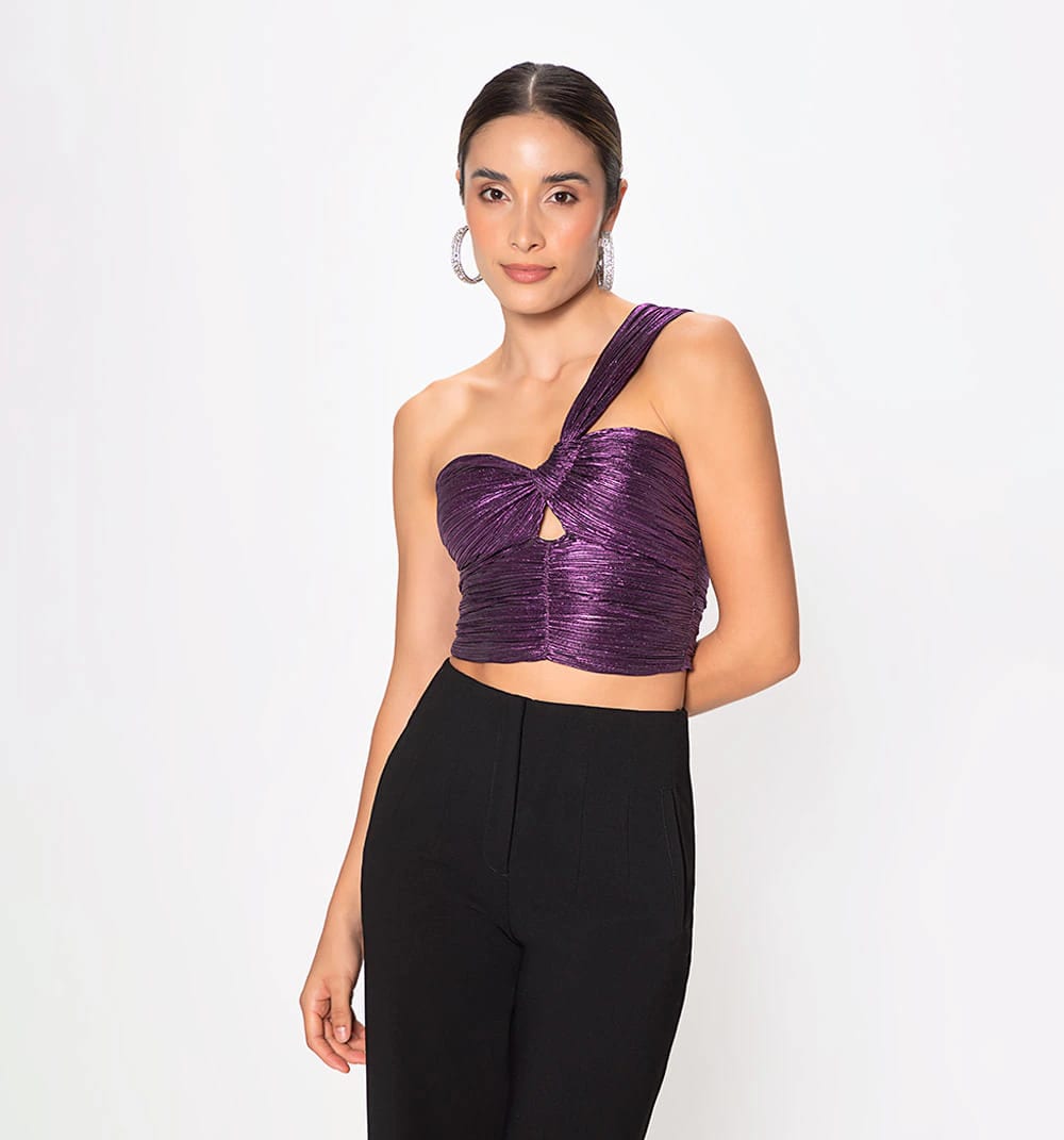 Blusa un solo hombro - imagen 2