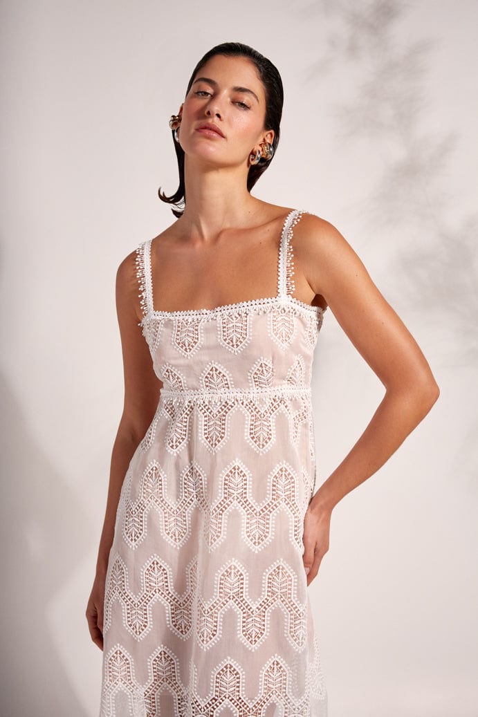 JOSEPHINE MAXI DRESS WHITE - imagen 3
