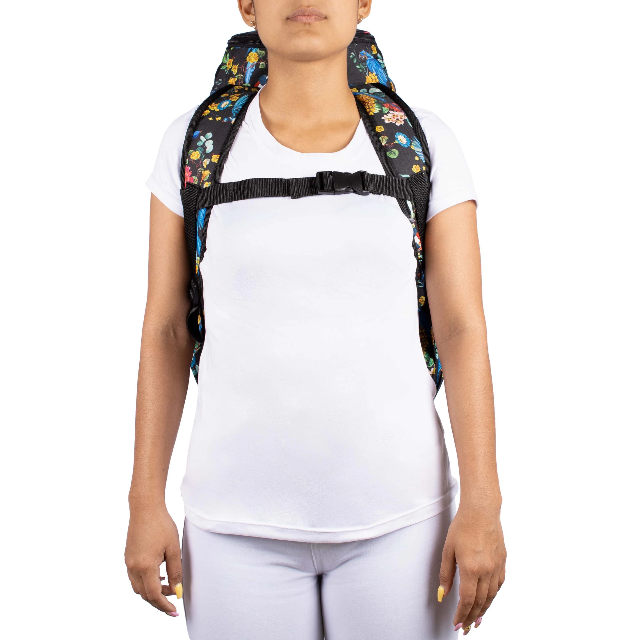 Morral Viajero ULTRA Plegable Estampado Azulejos Citybags Multicolor - imagen 6