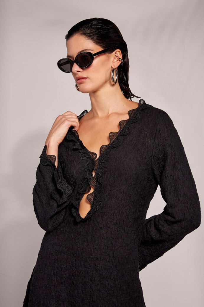 LAVA MINI DRESS BLACK - imagen 3