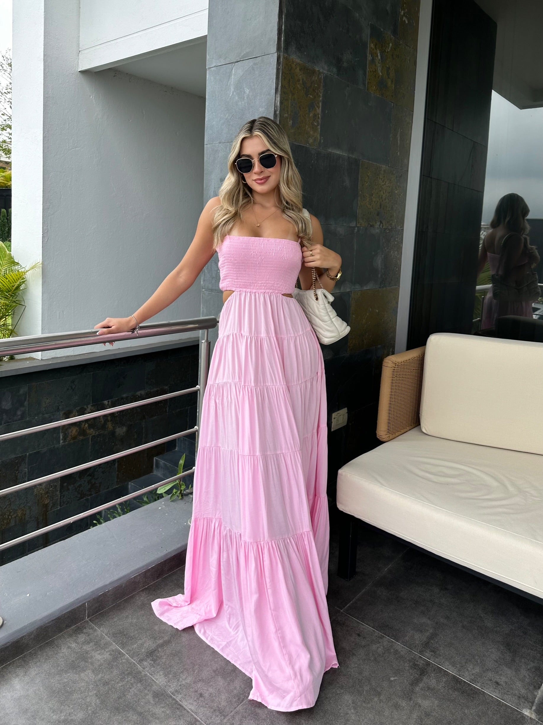 VESTIDO ASTRID ROSADO - imagen 1