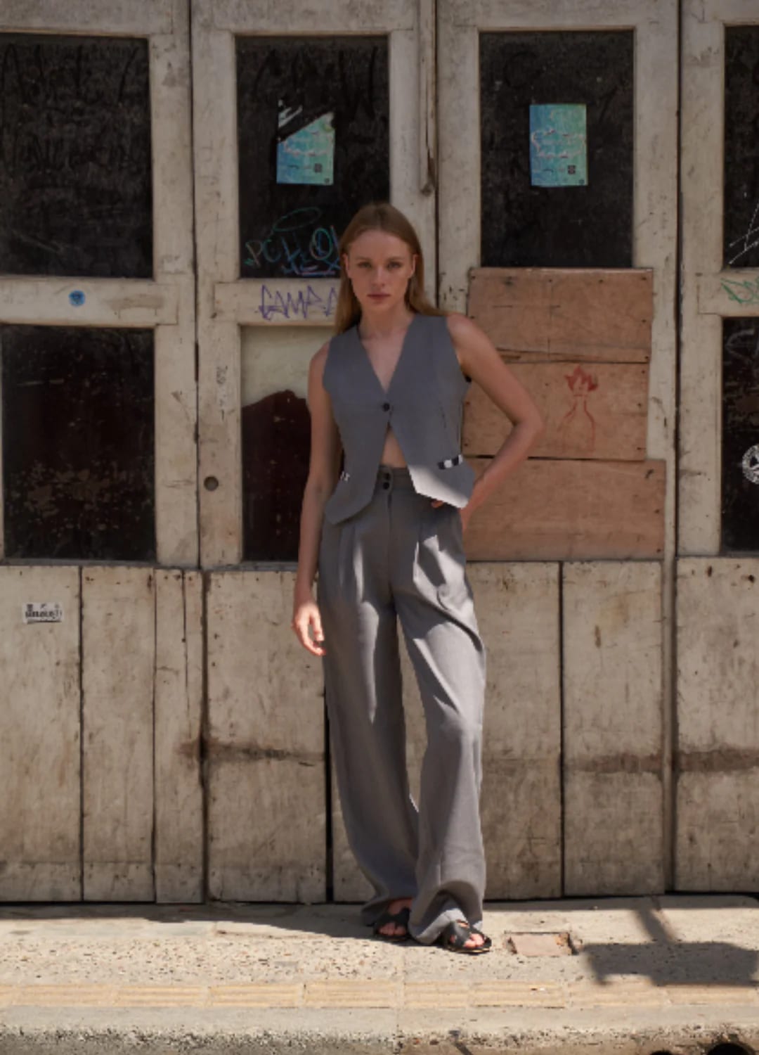 Chaleco Latino Vest Gray - imagen 4