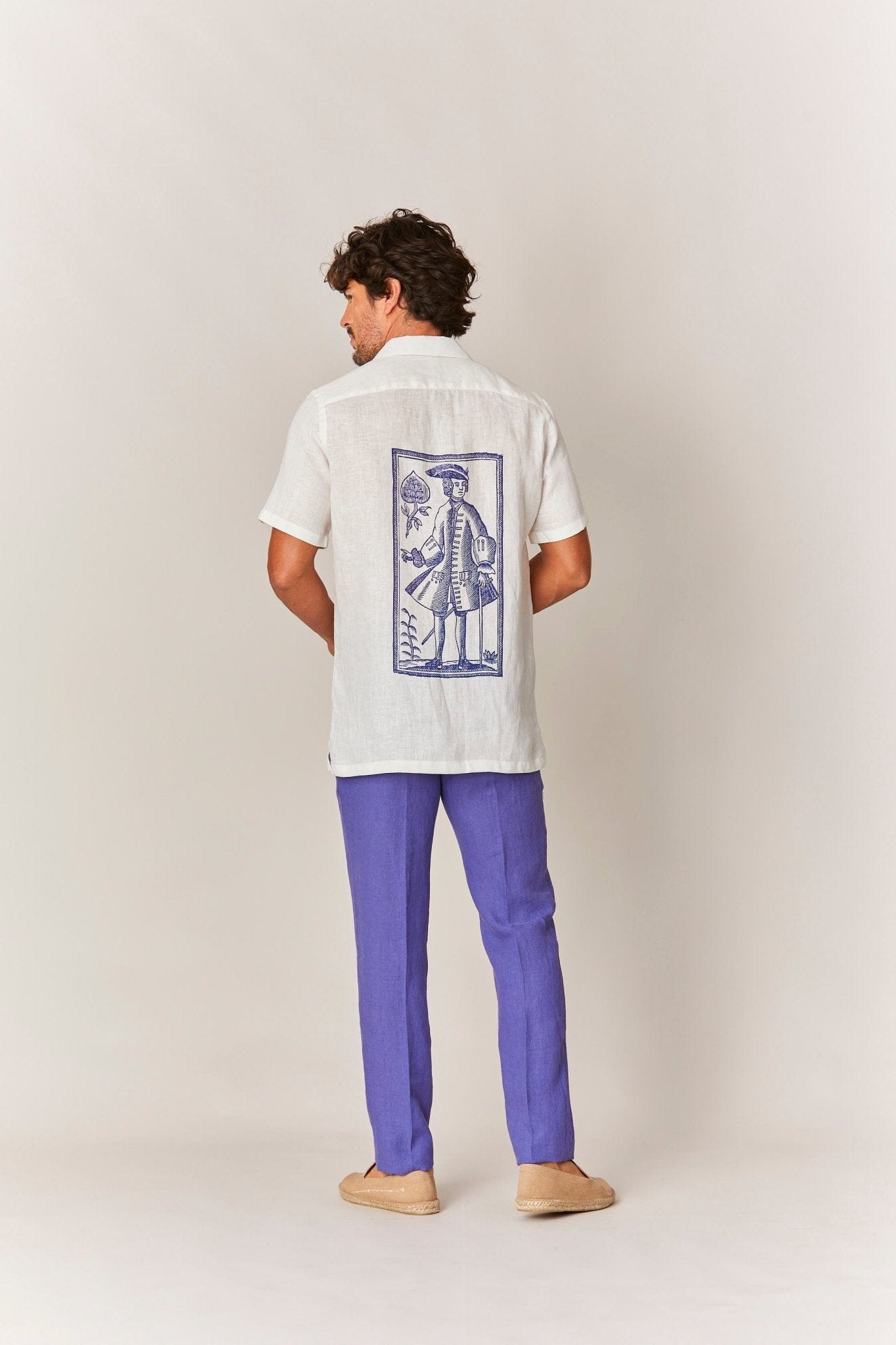 Men's linen shirt card - imagen 2