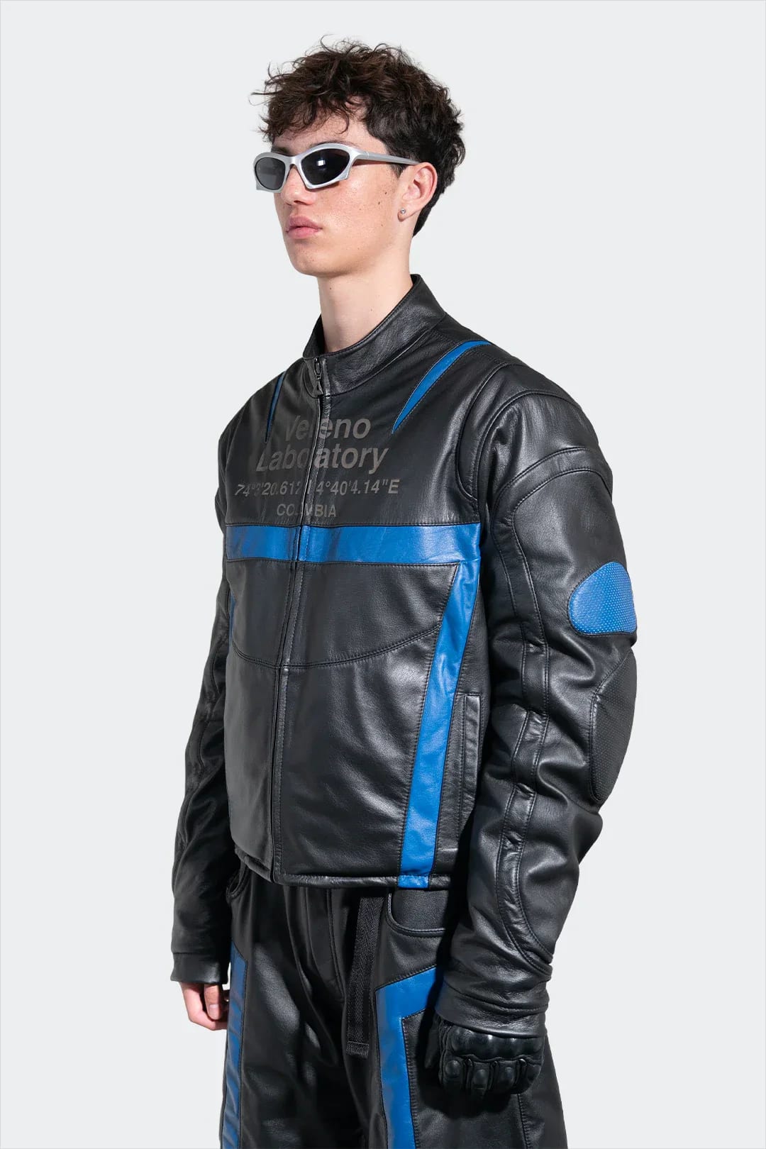 VENENO CHAQUETA CUERO BIKER GO FASTER - imagen 6