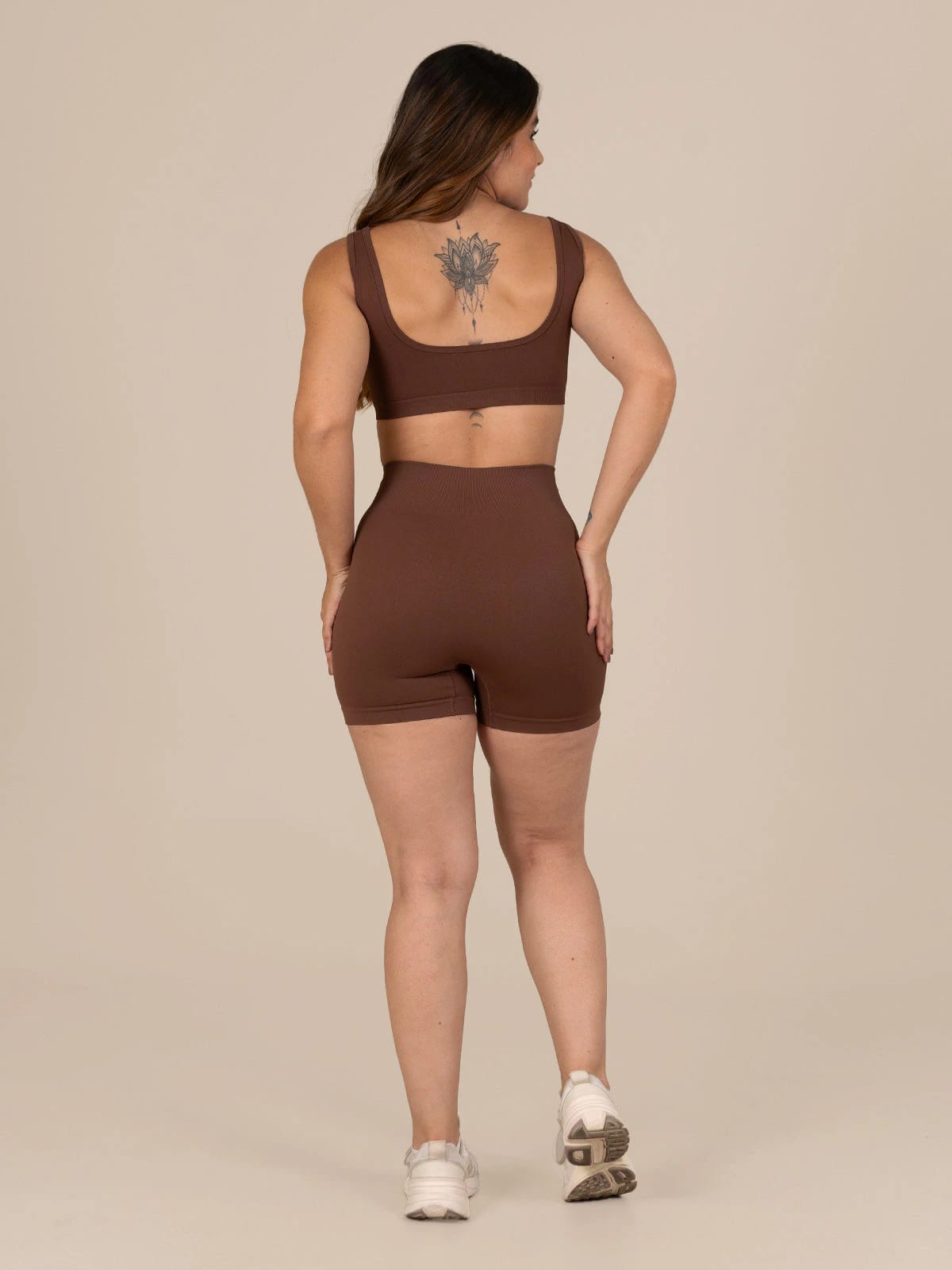 Central short set seamless cafe - imagen 3