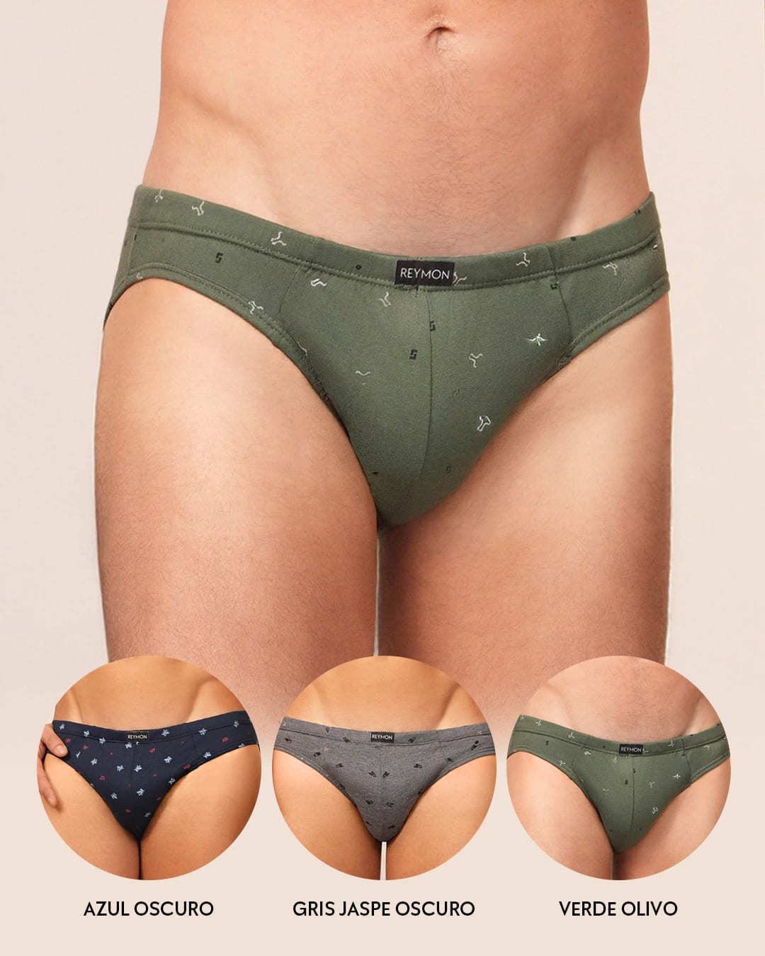 Tanga Algodón estampada PAQUETE x3 Ref.1003 - imagen 3