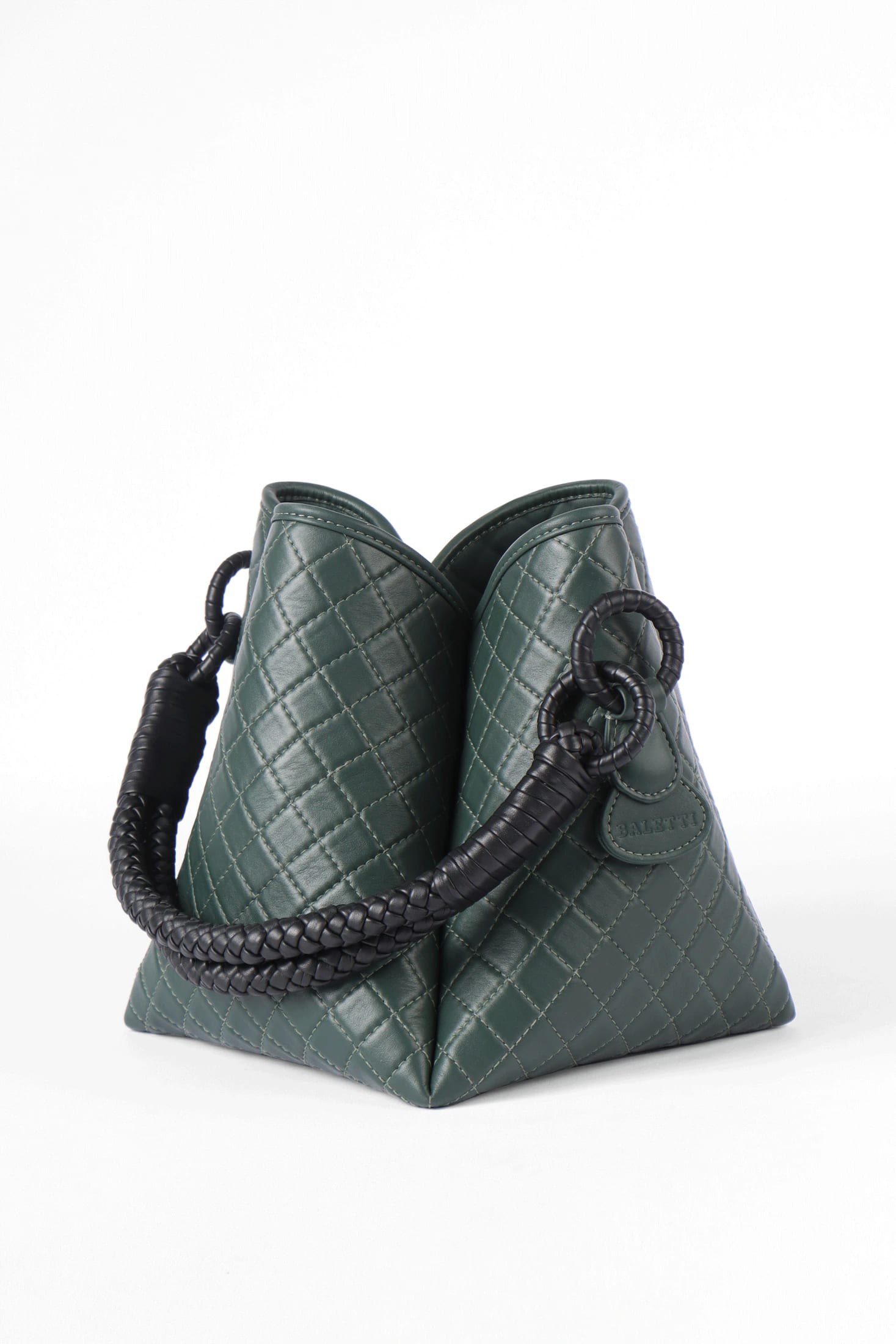 Tulip Bucket Bag, Green & Black - imagen 2