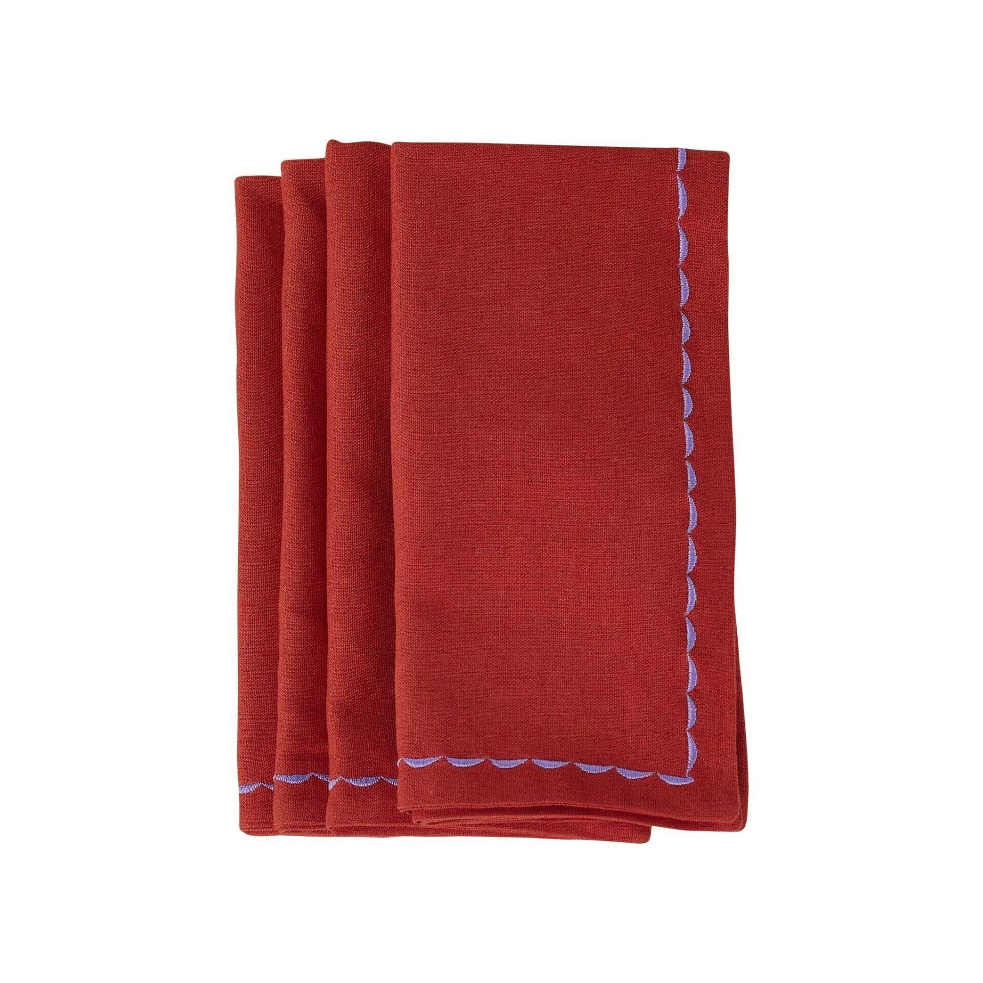 Set De Servilletas En Lino Para La Mesa - imagen 3