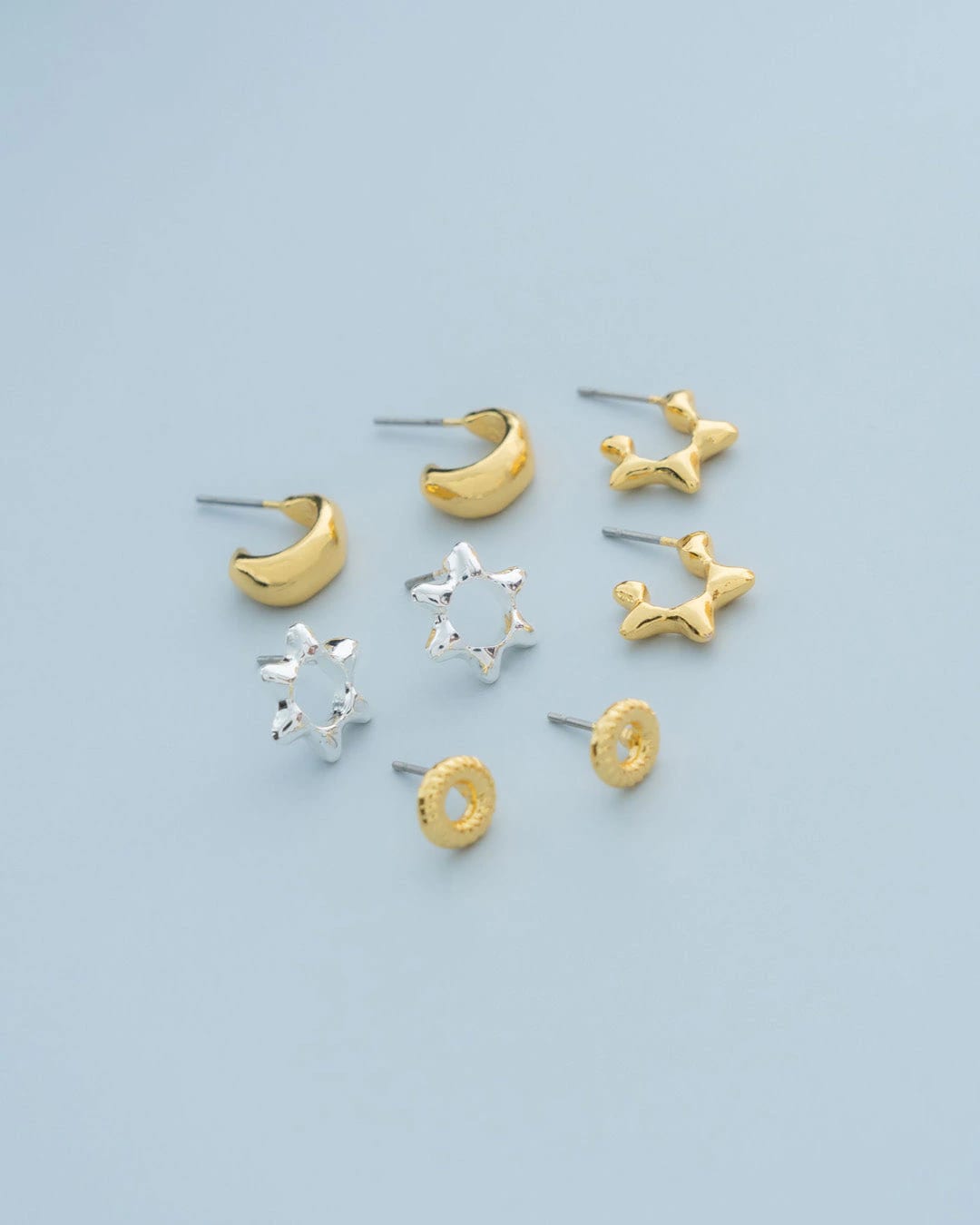 Set X4 Aretes Estrellas - imagen 1
