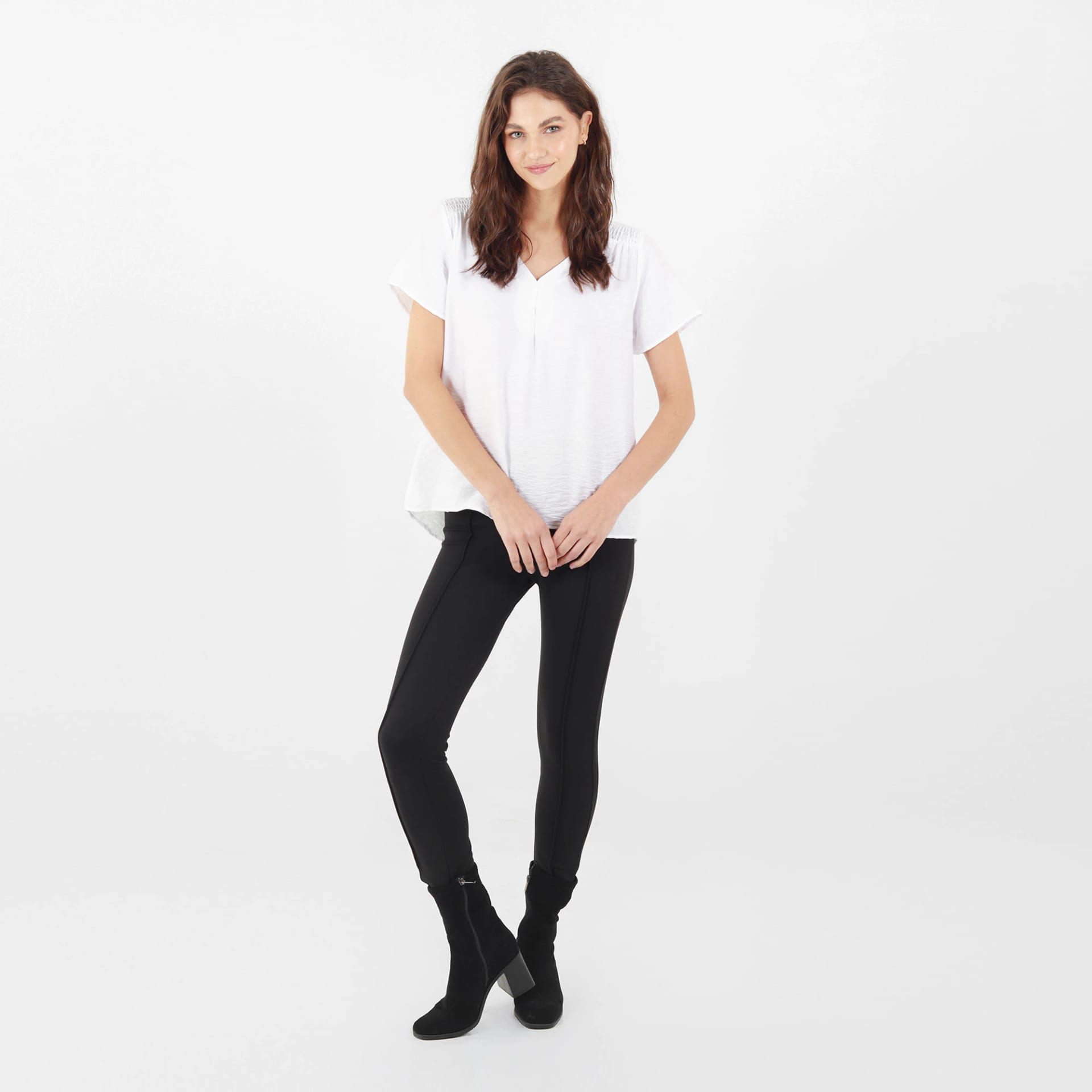 Blusa Cuello V Manga Corta - imagen 10