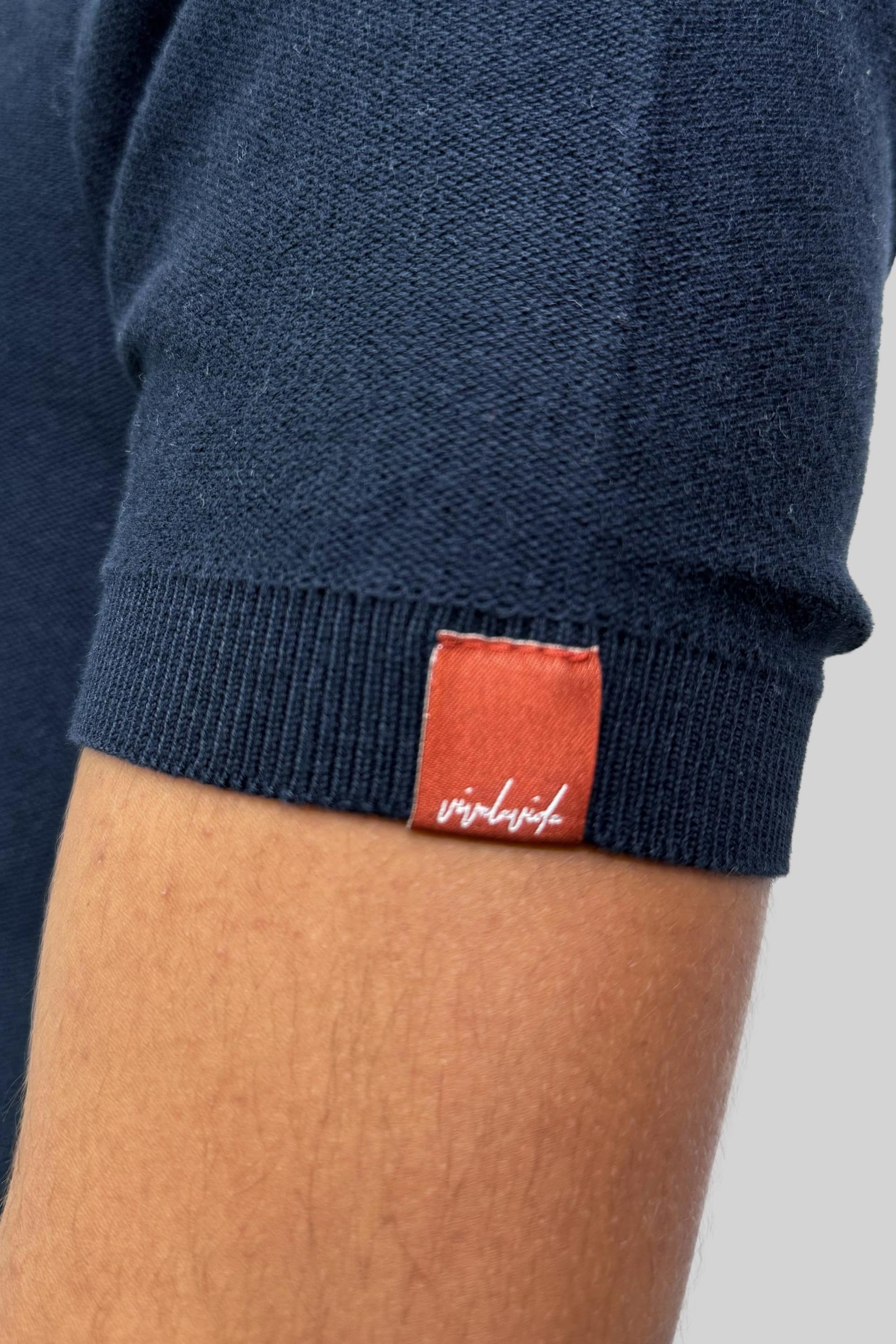CREW NECK TEJIDA NAVY - imagen 3