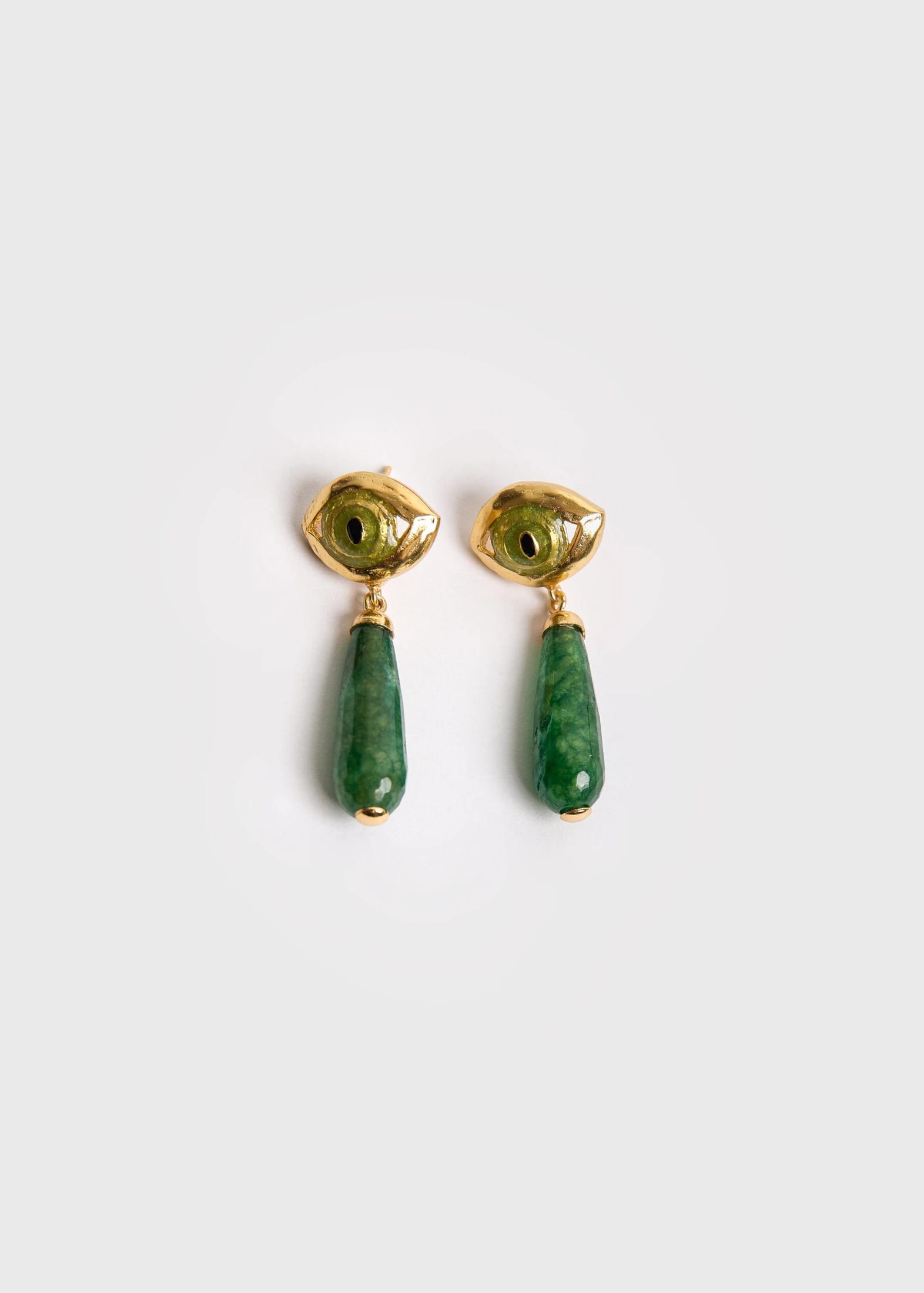 CAT DROP EYE EARRINGS - imagen 2