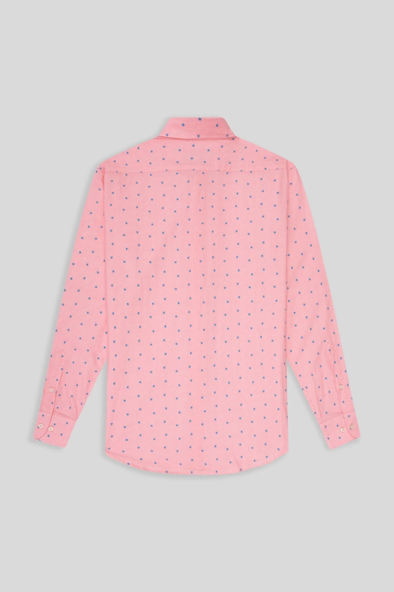 Men's cotton shirt pink estelle - imagen 5