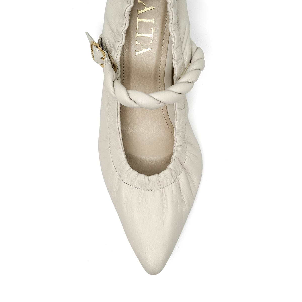 DONELLA OFF WHITE HEELS - imagen 3
