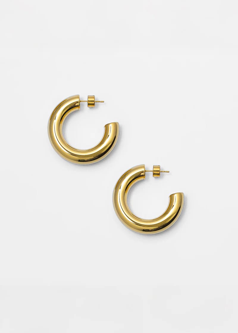 Menik Hoops Plateado - imagen 2