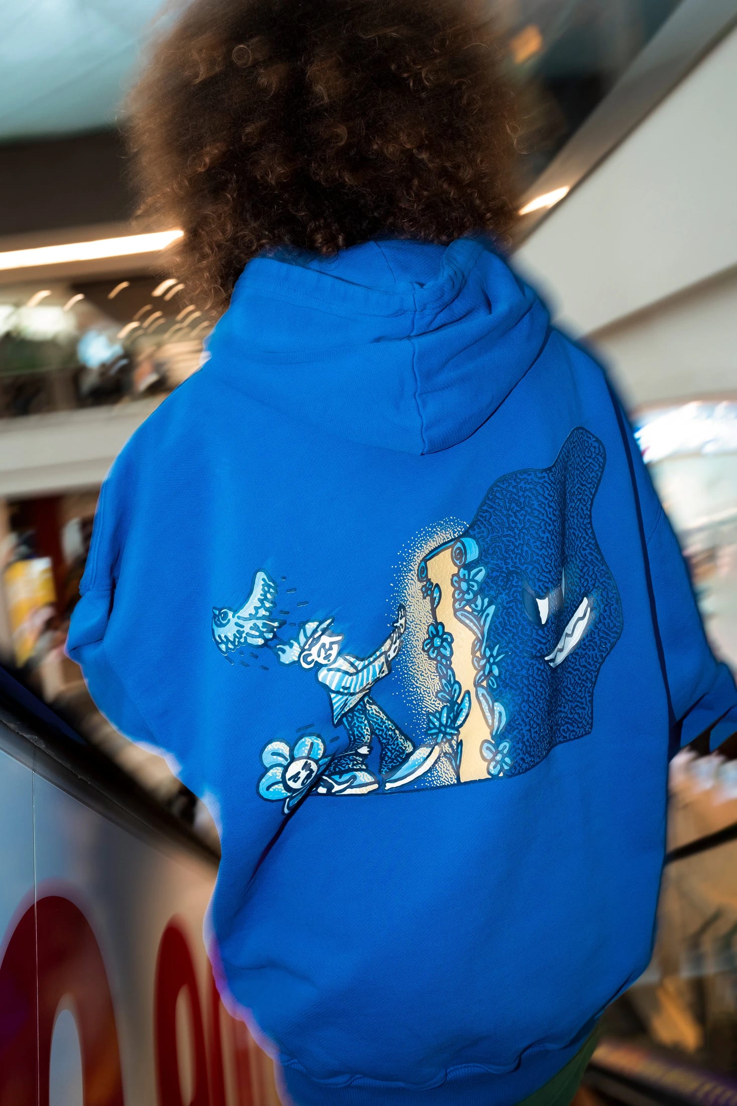 HOODIE POINT.ZERO AZUL - imagen 4