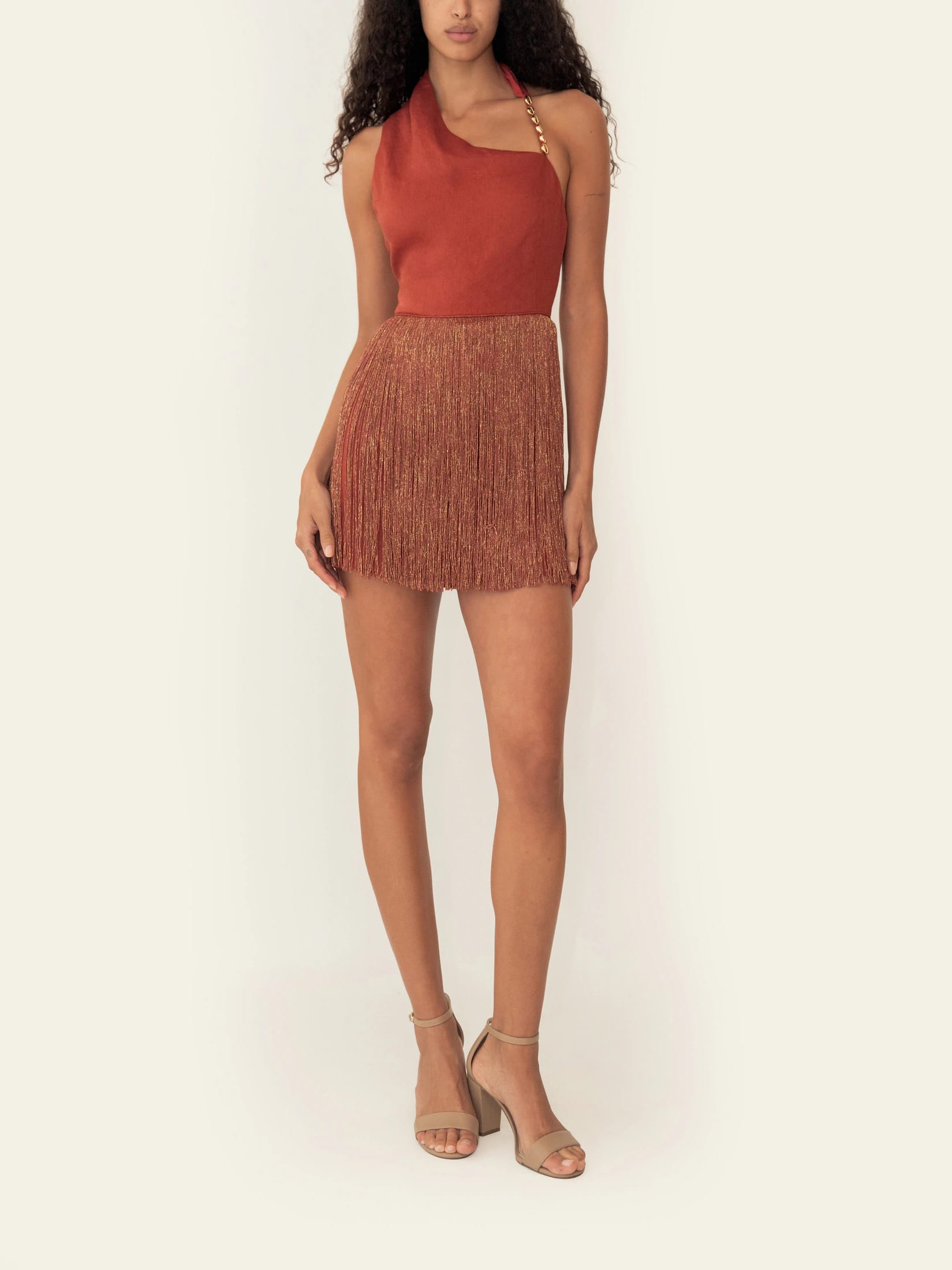 PALMER DRESS SUNSET ORANGE - imagen 3