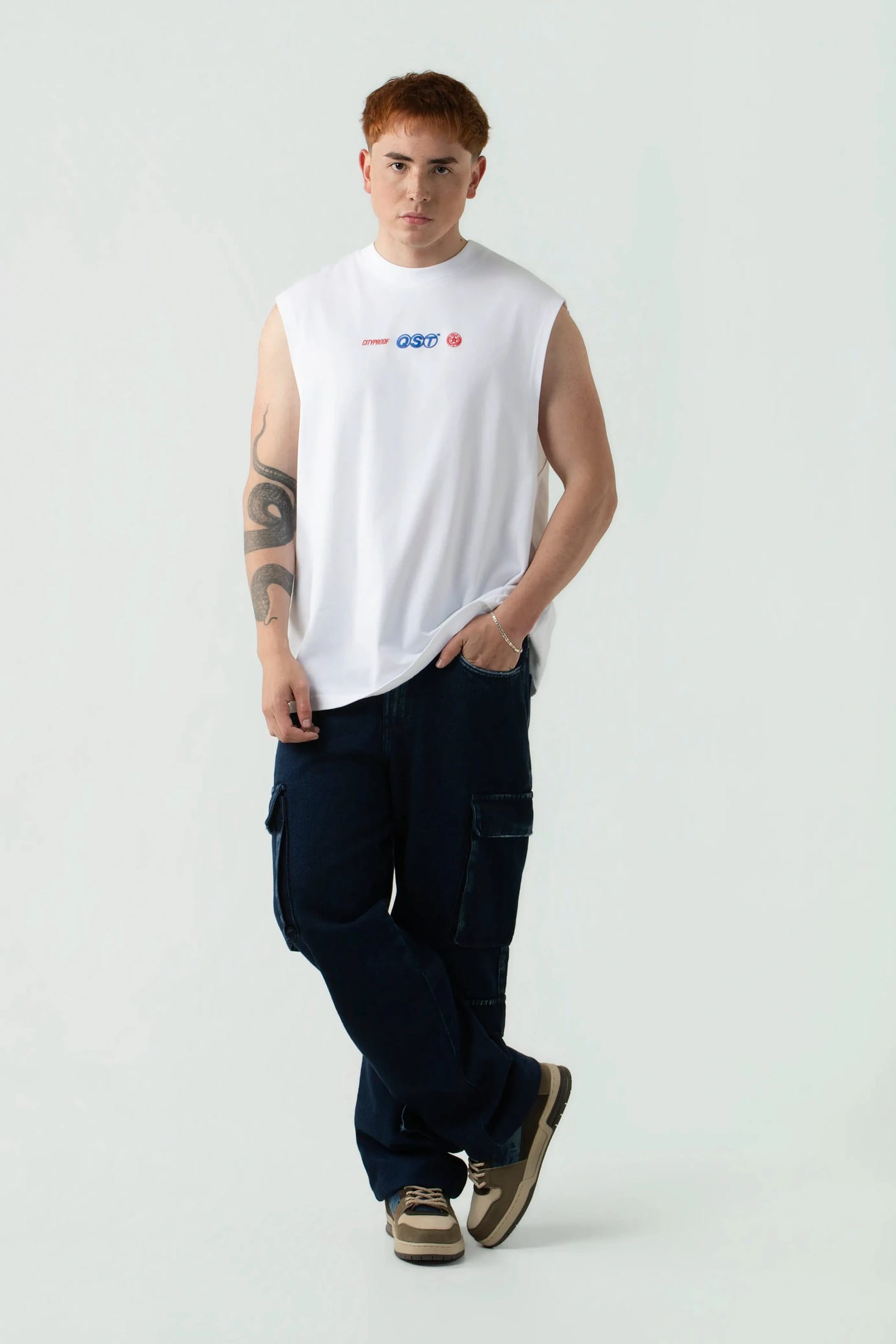 CAMISETA MANGA SISA COLOR BLANCO - imagen 4