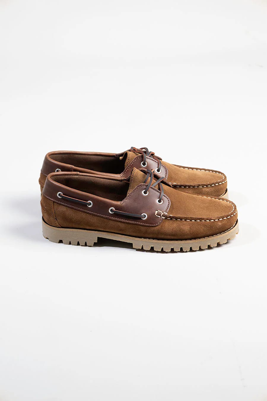 Men's moccasin nautical cord taupe - imagen 5