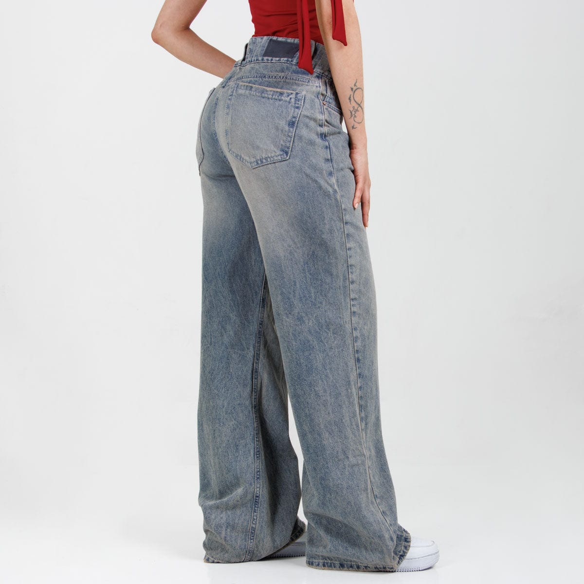 Jean Wide Leg Ax-3045  Rigido - imagen 2