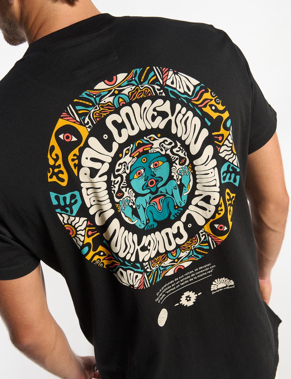 Camiseta Oversize Konibo negro Hombre - imagen 4