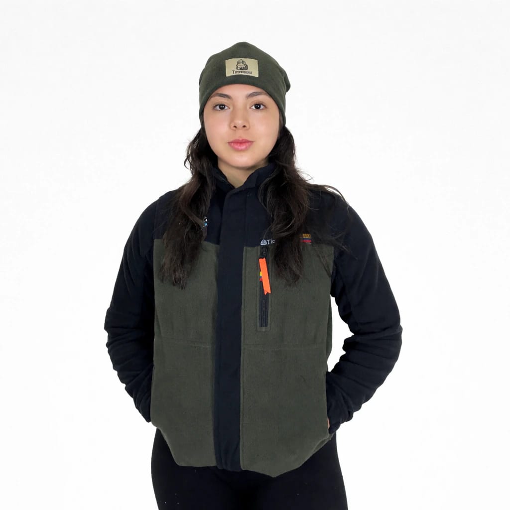 Buzo Térmico Bicolor Verde-Negro Dama - imagen 1