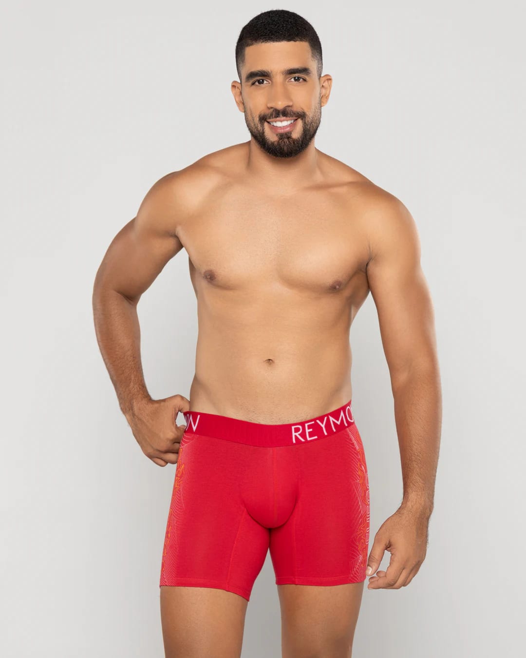 Bóxer semilargo Algodón estampado lateral Ref.3018 - imagen 12