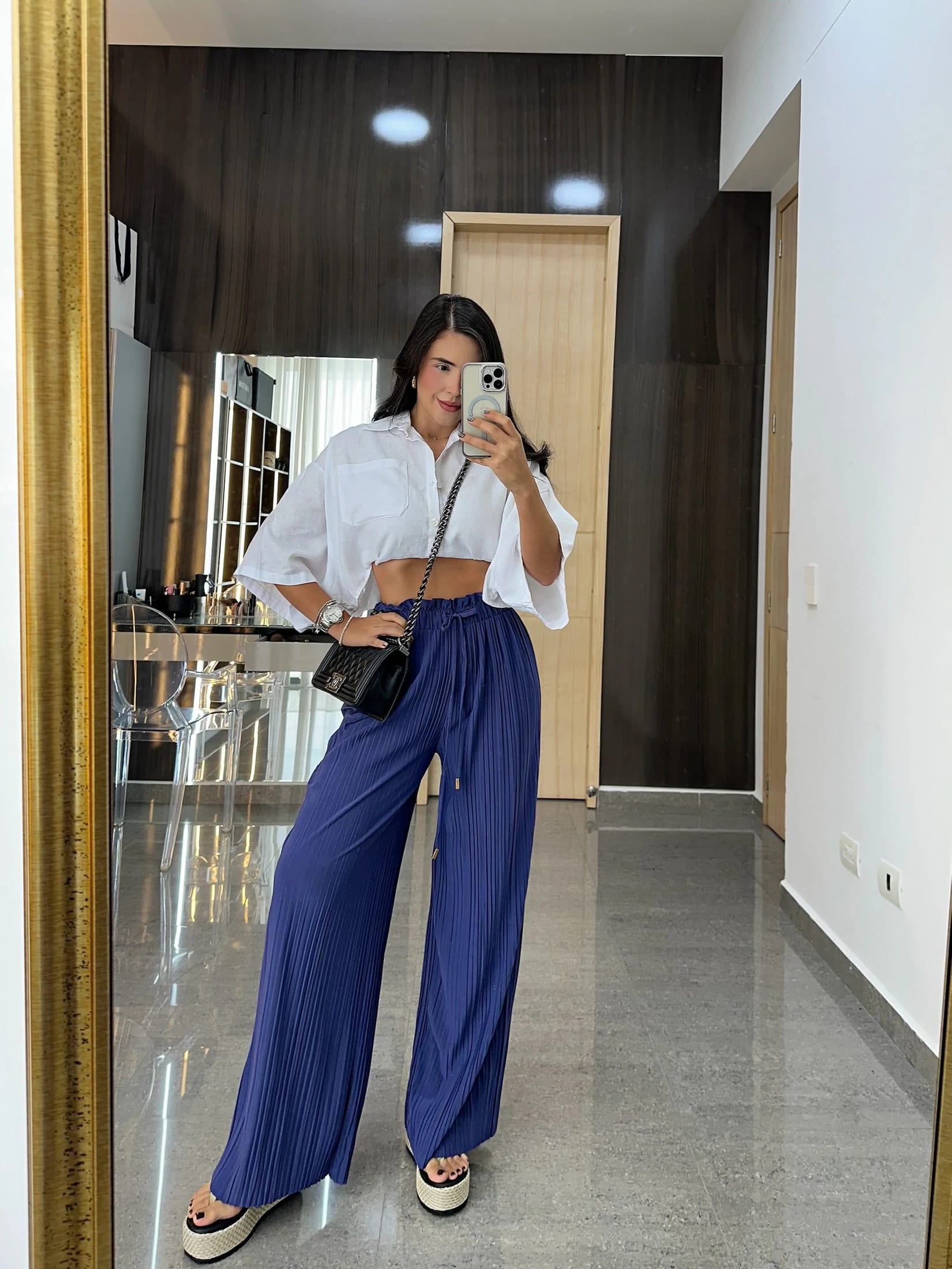 PANTALON LEONOR AZUL - imagen 1