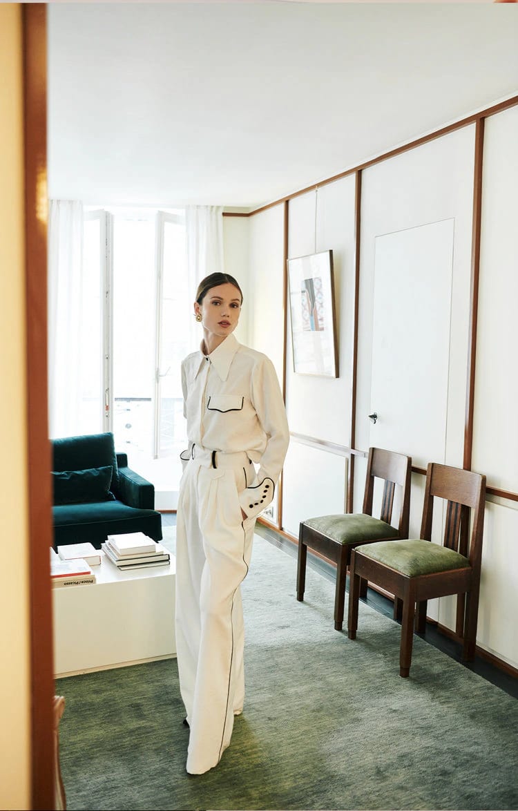 Bruna Ivory Pants - imagen 2