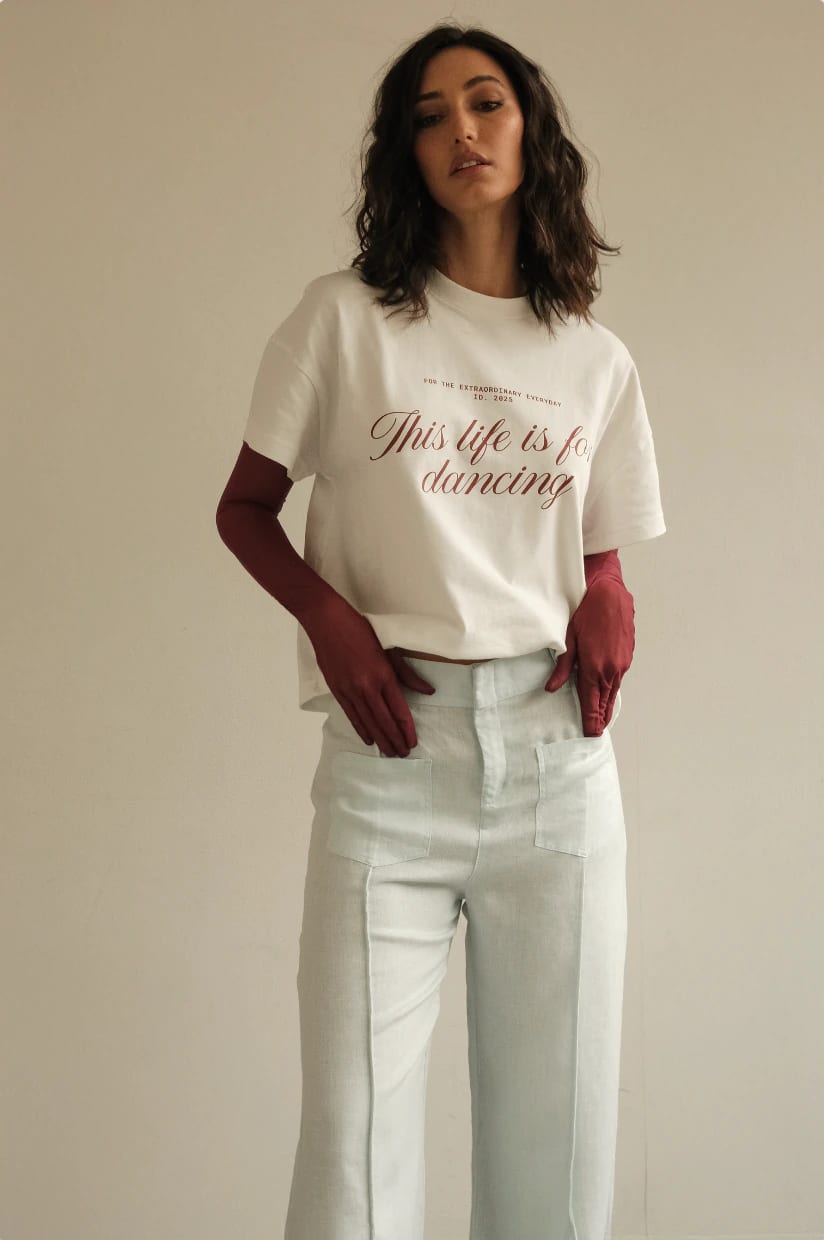 Pantalón Aire de lino | Azul claro - imagen 2