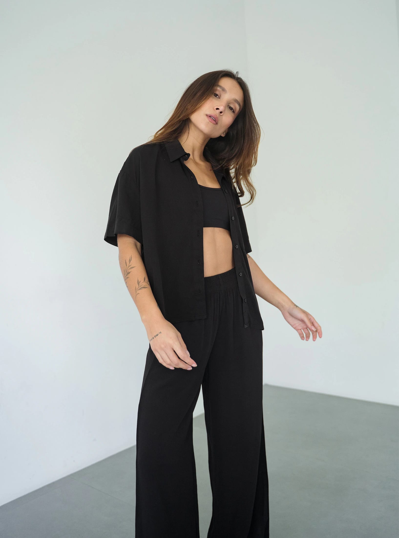 Set Breezy Black Palazzo - imagen 4