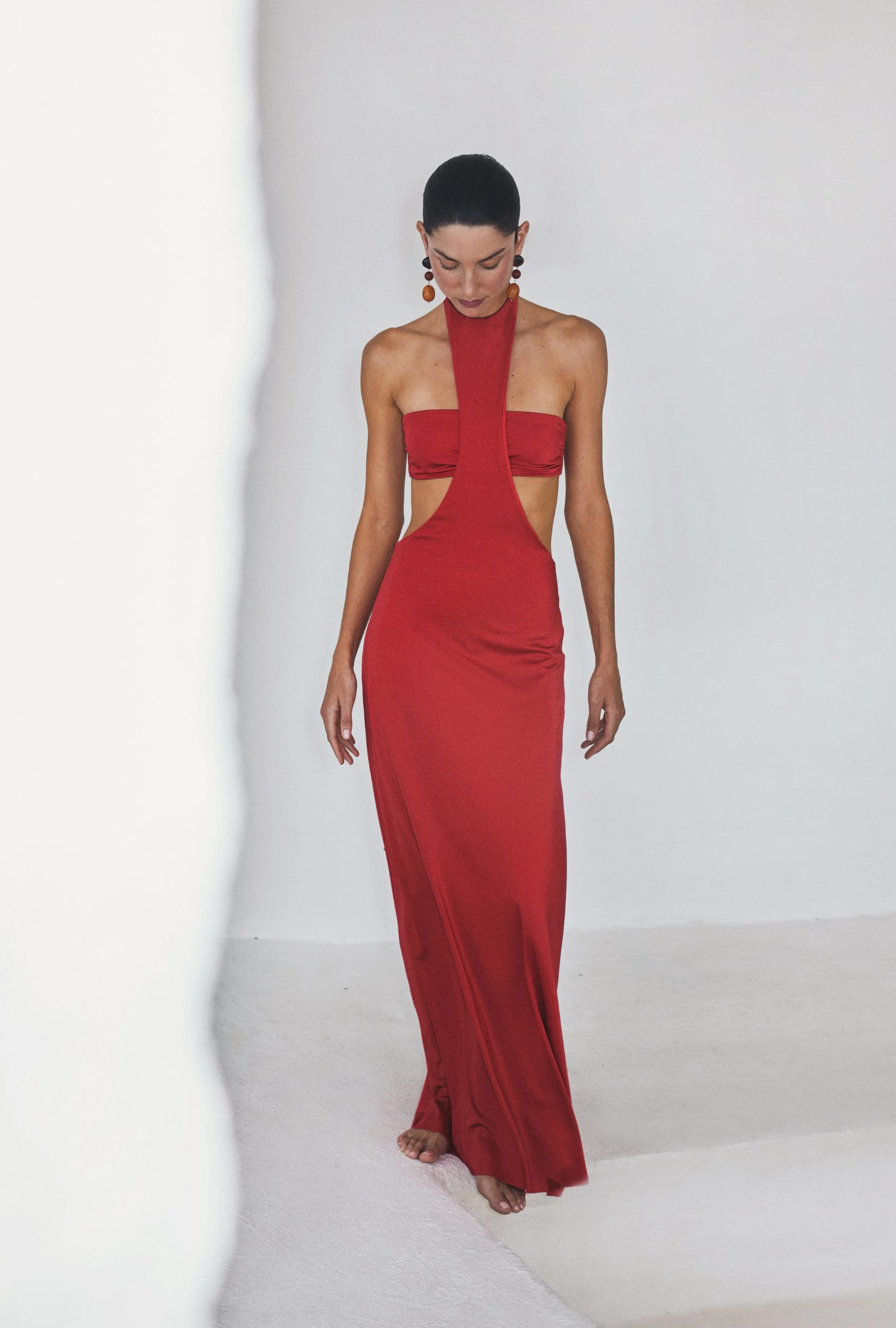 Vestido Mujer Marti Escarlata - imagen 2
