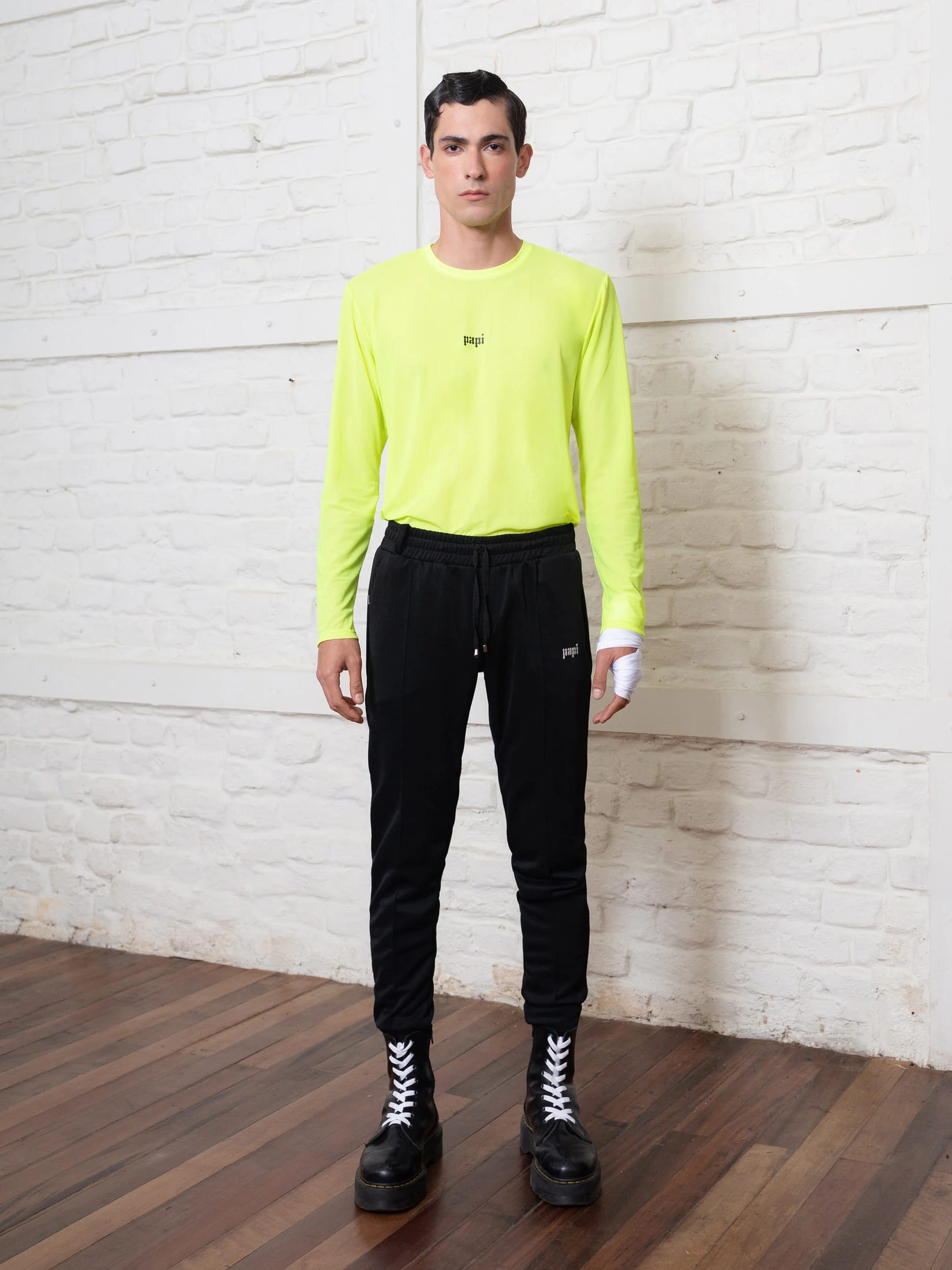 Mesh Long Sleeve T-Shirt - Neon - imagen 2