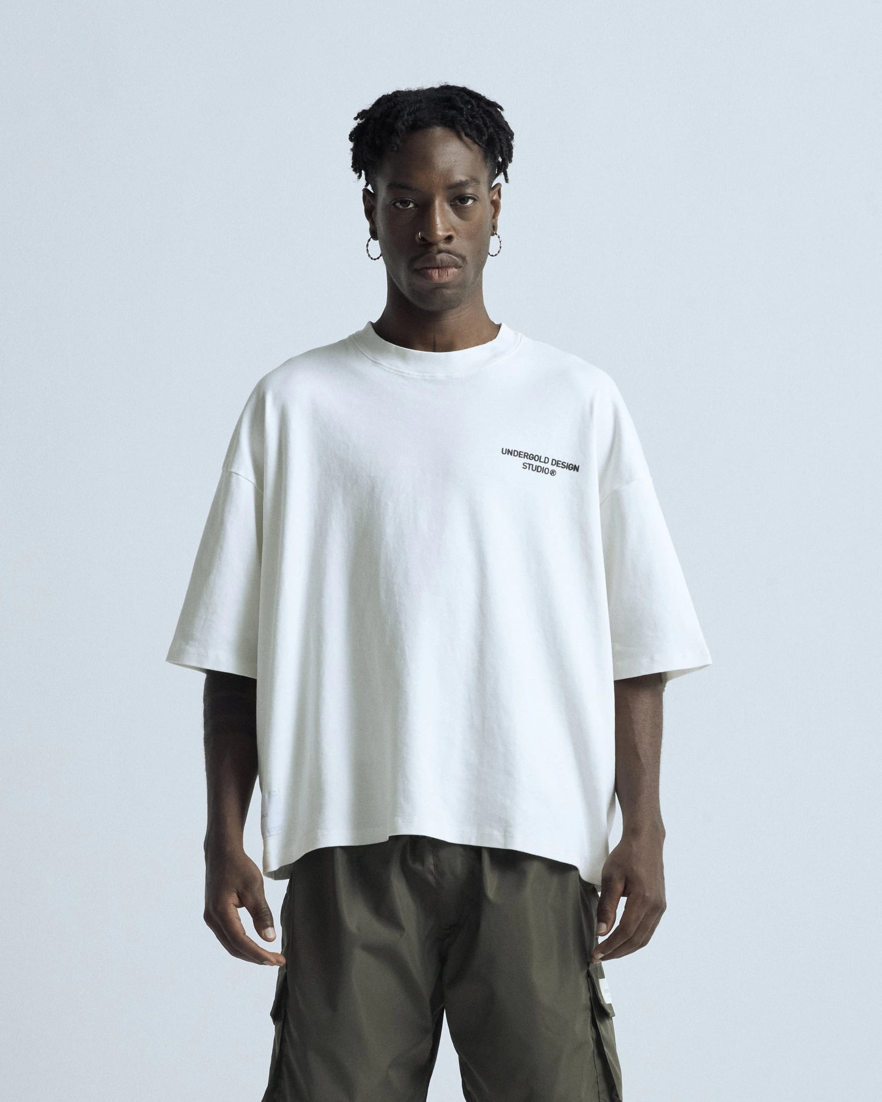Basics Undergold Design Studio Boxy T-shirt White - imagen 2