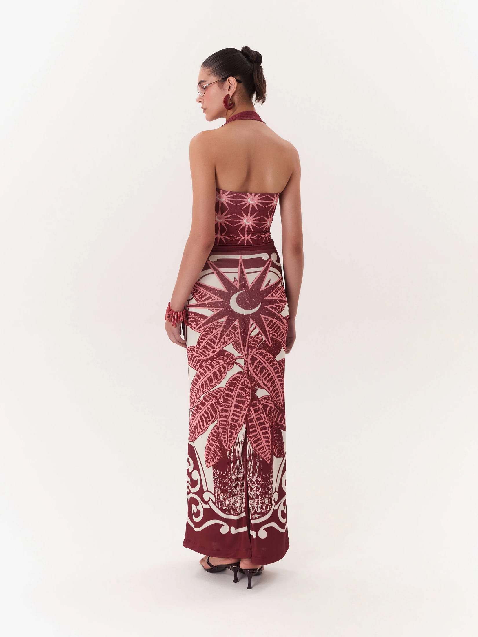 Halter Top Solar - Vino - imagen 3