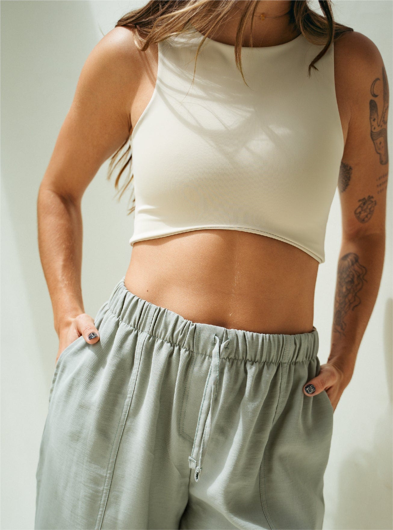 Crop top Soft - Sand - imagen 4