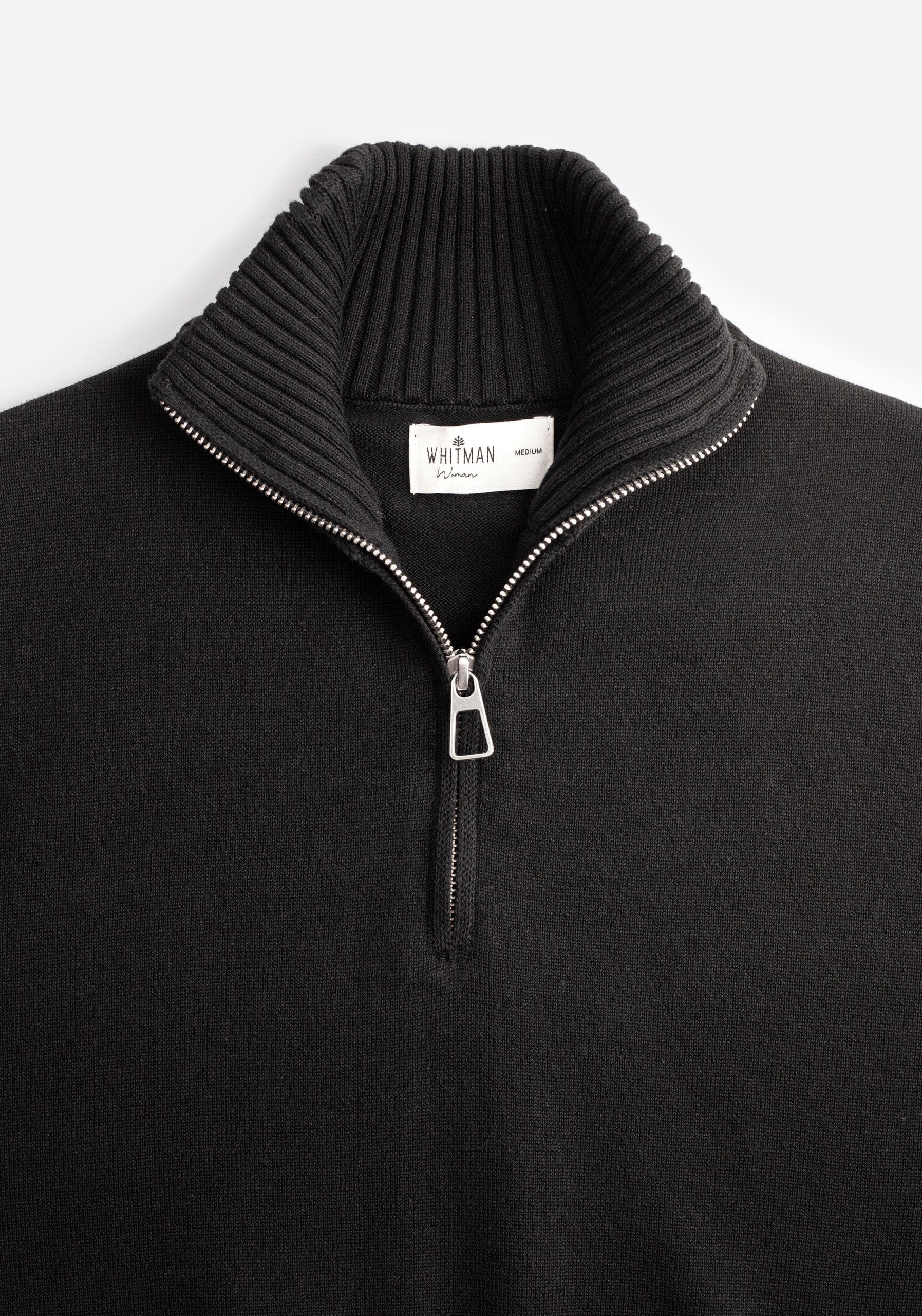 Saco M Nashville Half Zip Negro - imagen 2
