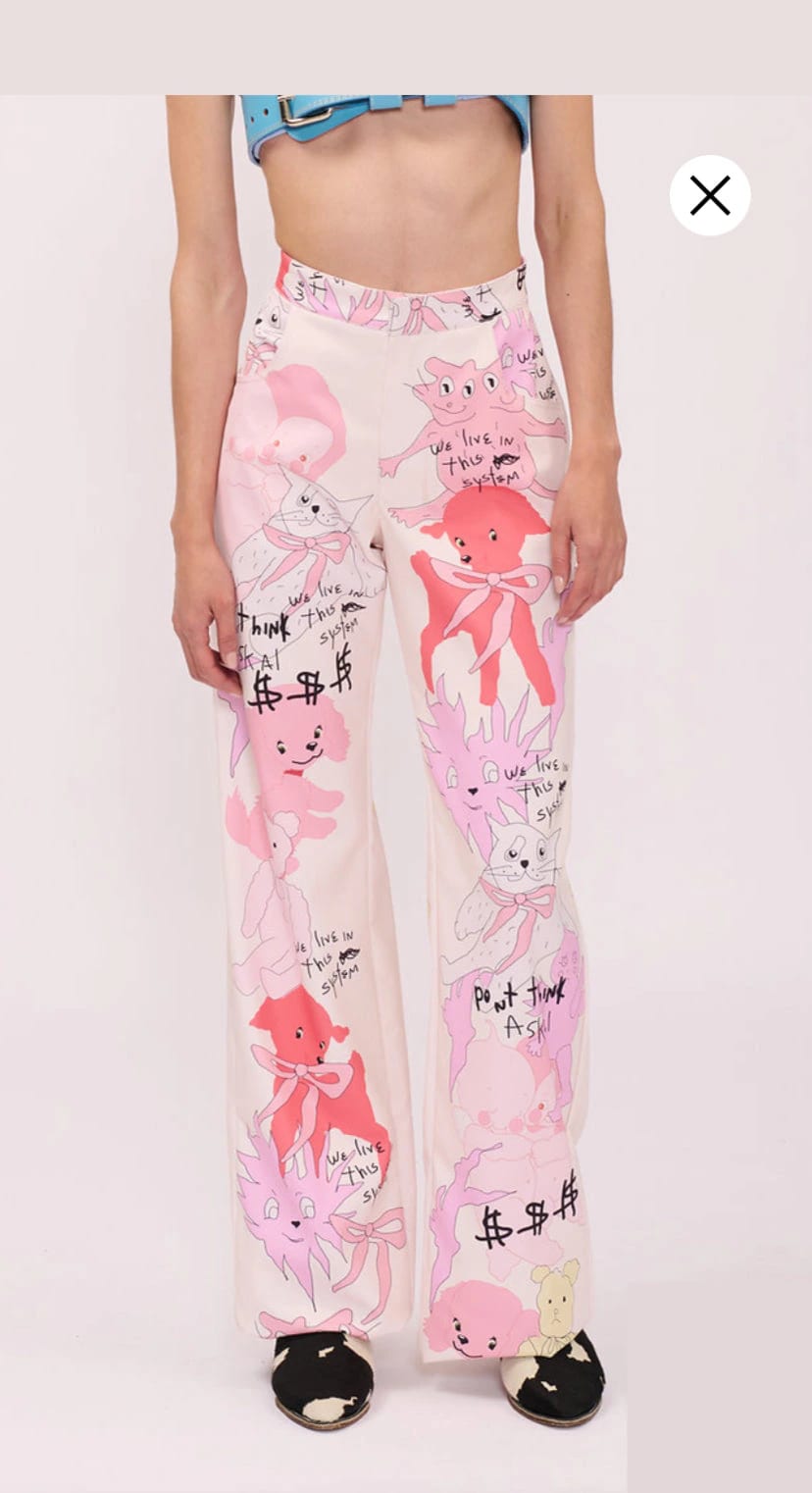 BEIGE CARTOON PANT - imagen 2