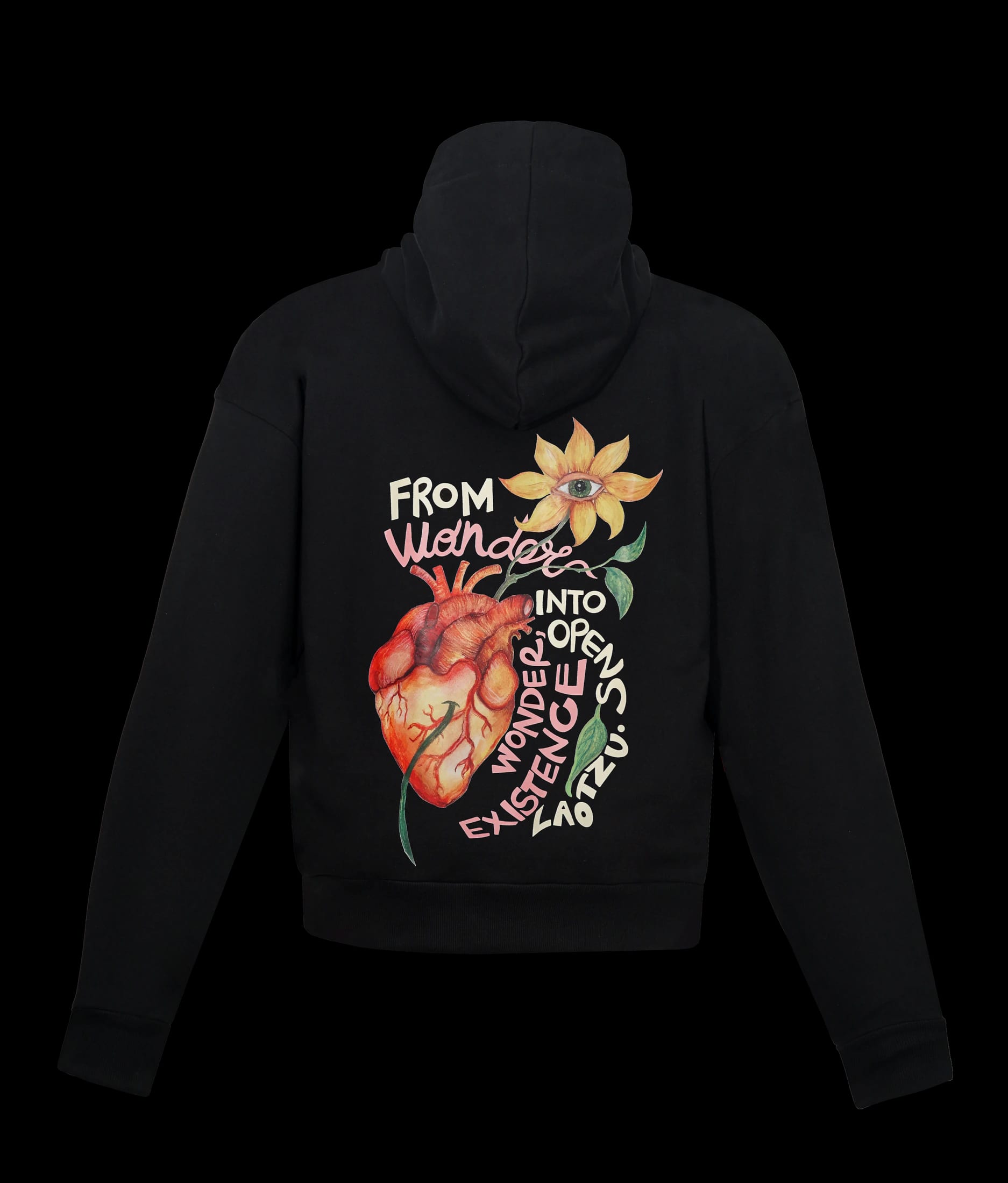 HOODIE WONDER BLACK - imagen 1