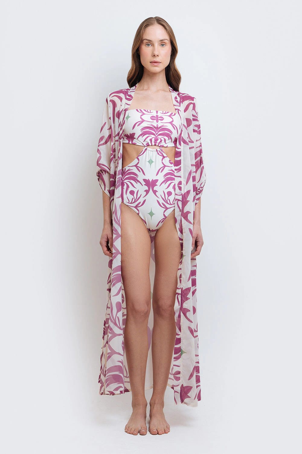 Cover Nara LUA | Kimono con Manga Larga y Botones - imagen 1