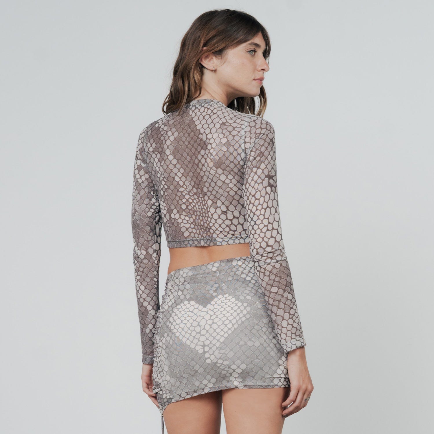 Python Mesh LS Tee - Gray - imagen 3
