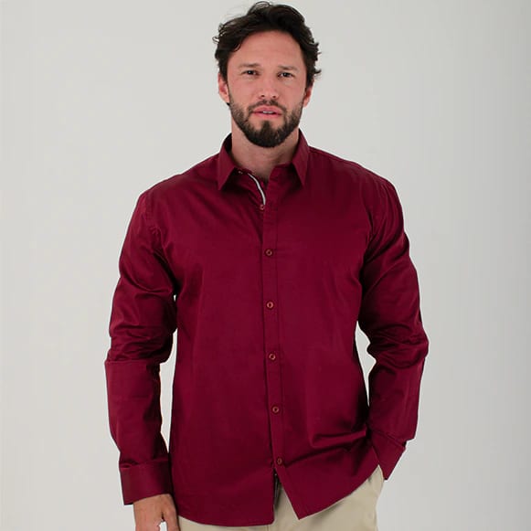 CAMISA ML 100% ALGODON HOMBRE - imagen 3