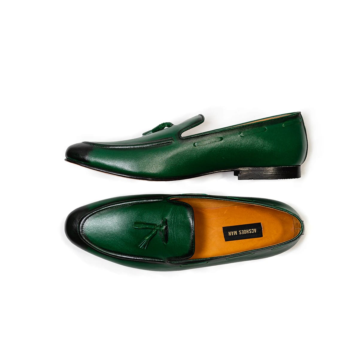 Loafers Cuero Verde - imagen 3
