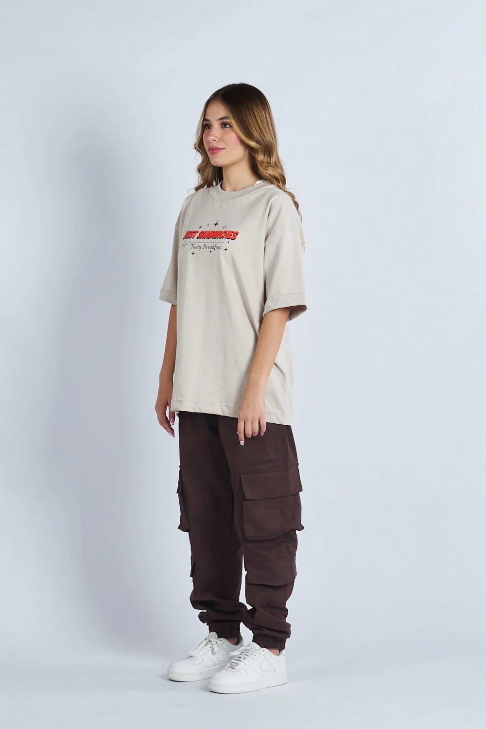 Camiseta oversize Best Sandwiches Marfil| DROP 03 | - imagen 6