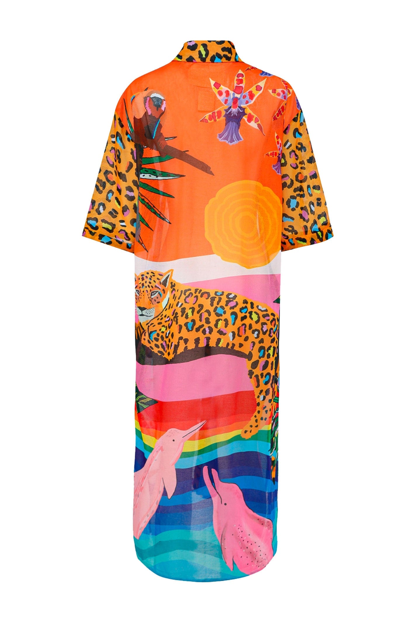 Camisón Unisex / Ilustración Jungla Arcoíris - imagen 1