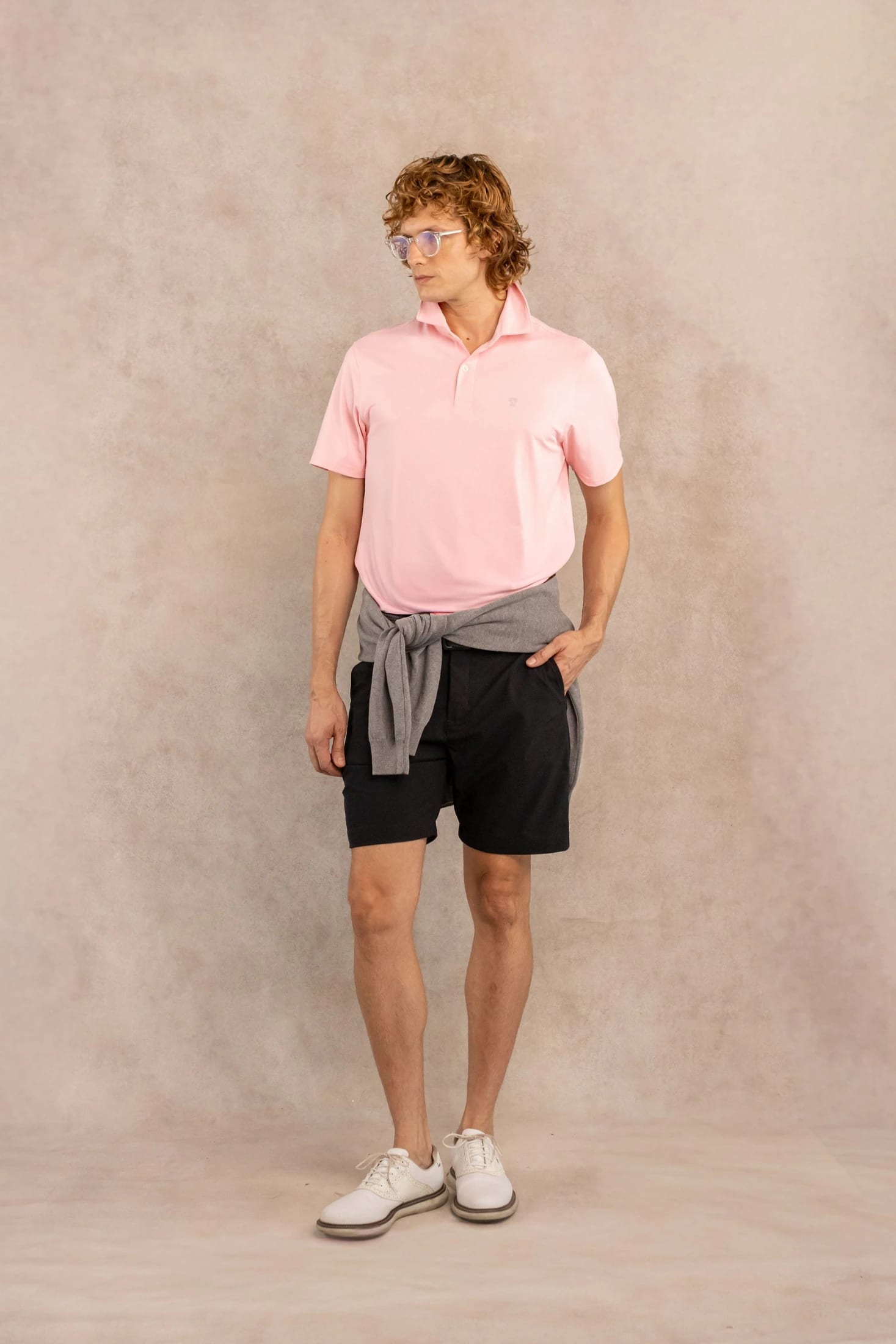Polo Performance Antiarrugas Peach - imagen 2