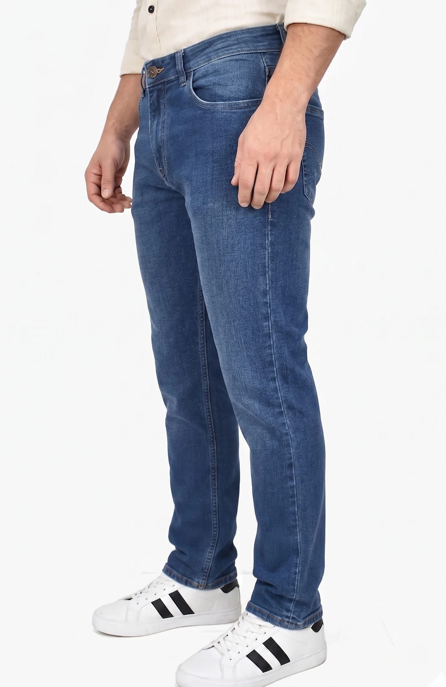 JEAN REGULAR AZUL PARA HOMBRE - imagen 1