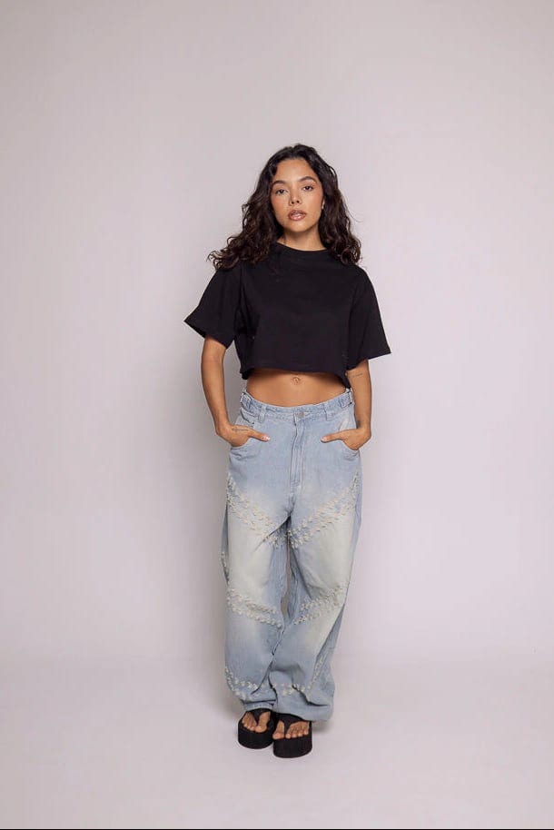 CropTop Basic Motion-Negro - imagen 2