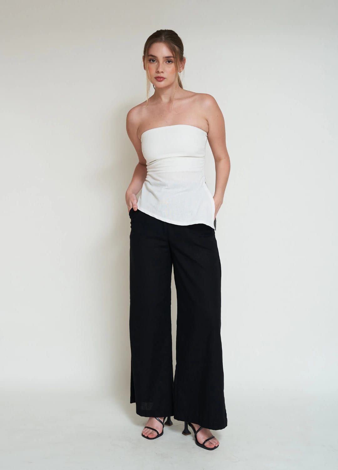 Pantalón Bota Ancha Negro - imagen 2