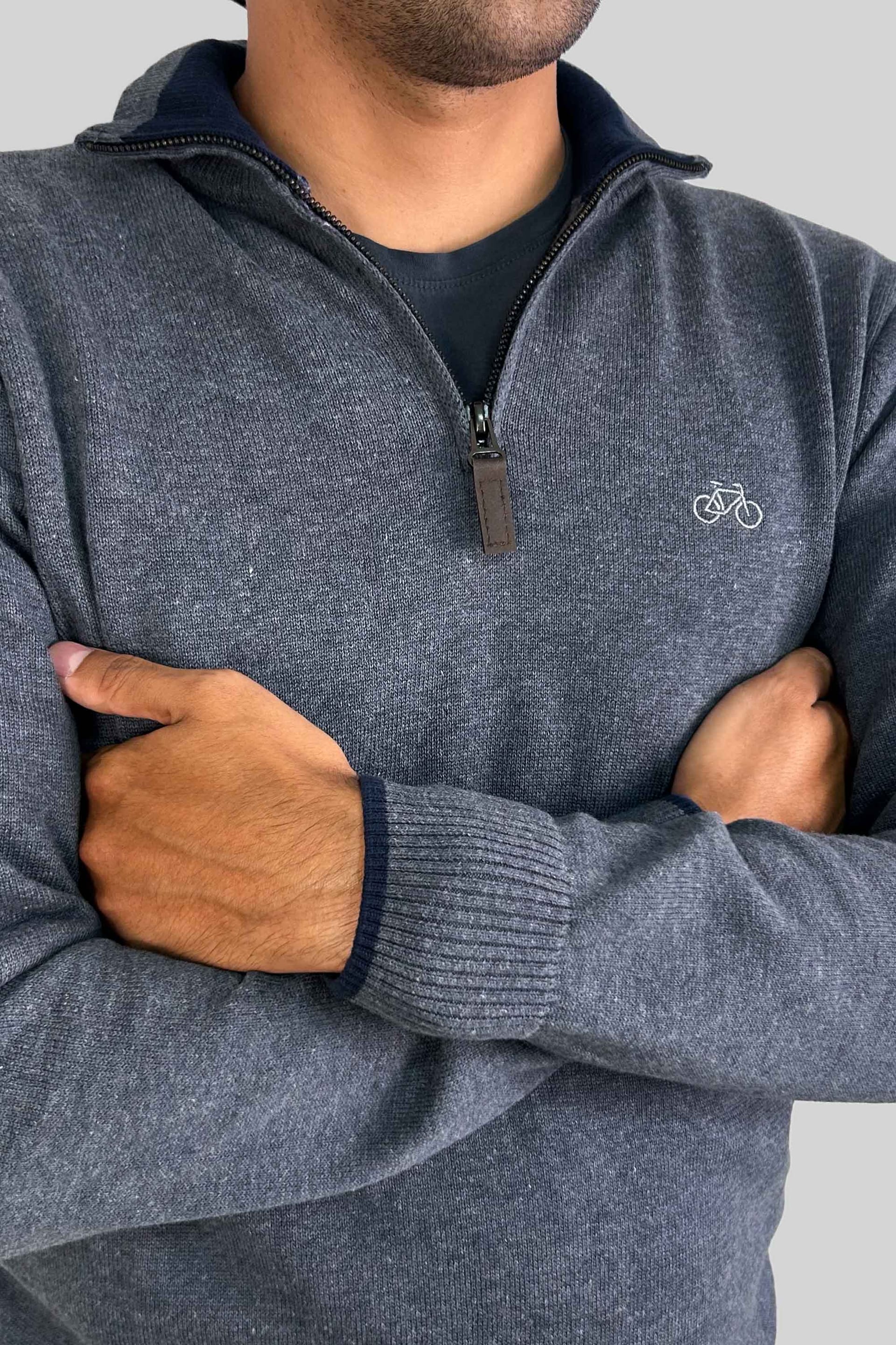 SACO HALF ZIP MIDNIGHT - imagen 3